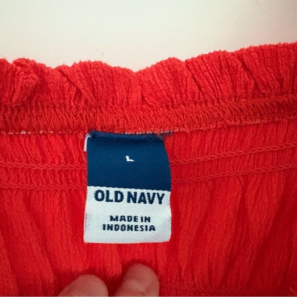 Old Navy Fit & Flare Lightweight Smocked Midi Dress L - Picture 7 of 8